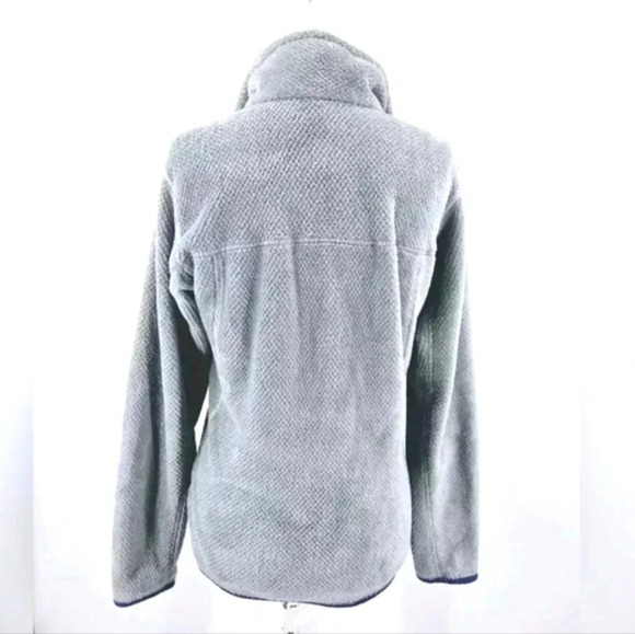 Patagonia Gray Purple Polartec ReTool Snap-T Pullover Fleece Jacket - Picture 2 of 9
